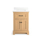 KOHLER K-29259-BD1-WEK Charlemont 24" Bathroom Vanity Cabinet With Sink And Quartz Top In Light Oak