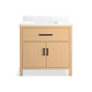 KOHLER K-40639-BD1-WEK Kresla 36" Bathroom Vanity Cabinet With Sink And Quartz Top In Light Oak