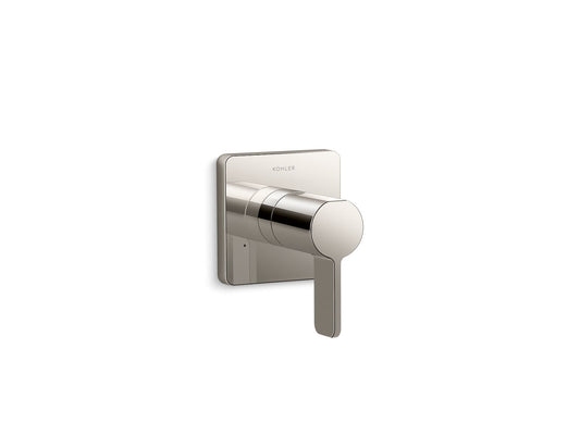 KOHLER K-T23509-4-SN Parallel Transfer Valve Trim With Lever Handle In Vibrant Polished Nickel