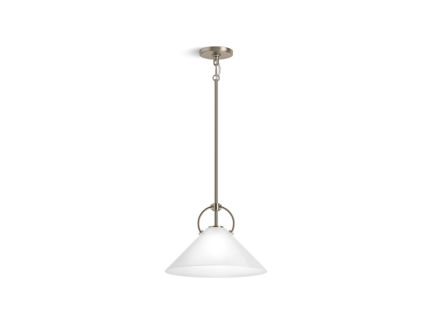 KOHLER K-32260-PE01-BNL Kernen By Studio Mcgee 14" Pendant In Brushed Nickel