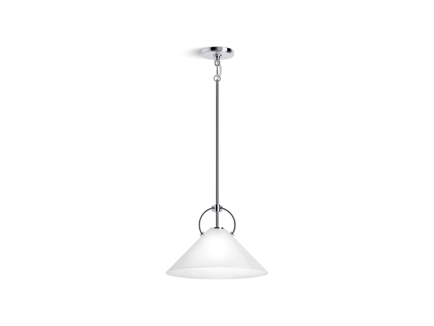 KOHLER K-32260-PE01-CPL Kernen By Studio Mcgee 14" Pendant In Polished Chrome