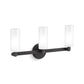 KOHLER K-35874-SC03-BLL Crue Three-Light Sconce In Matte Black