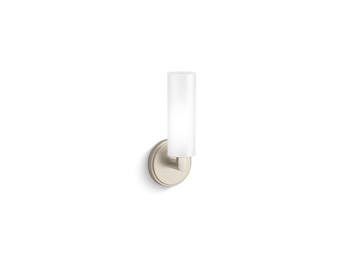 KOHLER K-35872-SC01-BNL Crue One-Light Sconce - Brushed Nickel