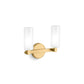 KOHLER K-35873-SC02-2GL Crue Two-Light Sconce In Brushed Moderne Brass