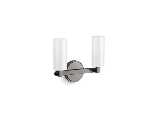 KOHLER K-35873-SC02-TTL Crue Two-Light Sconce In Titanium