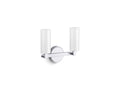 KOHLER K-35873-SC02-CPL Crue Two-Light Sconce - Polished Chrome