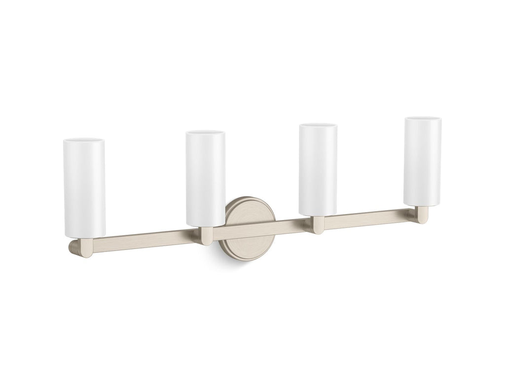KOHLER K-35875-SC04-BNL Crue Four-Light Sconce - Brushed Nickel