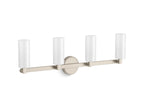 KOHLER K-35875-SC04-BNL Crue Four-Light Sconce - Brushed Nickel