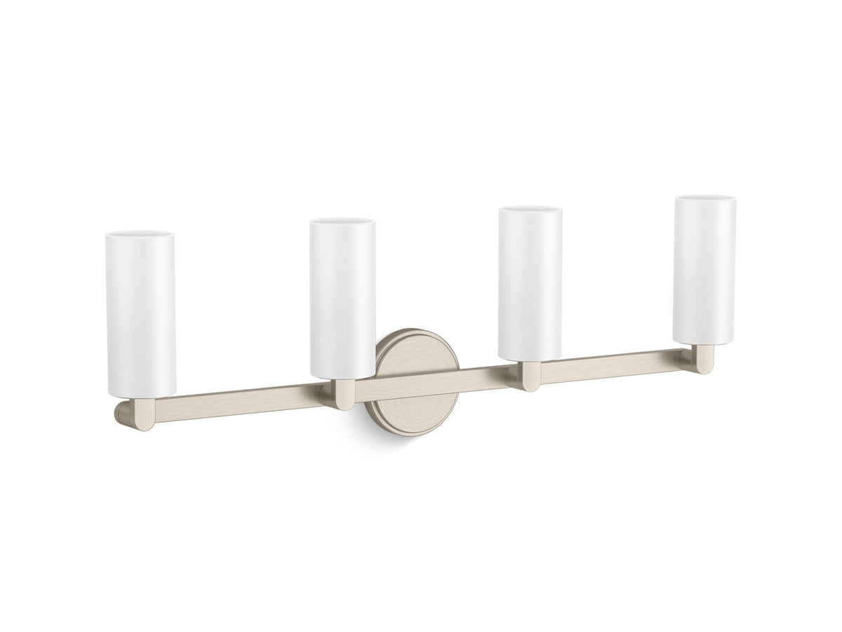 KOHLER K-35875-SC04-BNL Crue Four-Light Sconce - Brushed Nickel