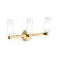 KOHLER K-35874-SC03-2GL Crue Three-Light Sconce In Brushed Moderne Brass