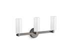 KOHLER K-35874-SC03-TTL Crue Three-Light Sconce - Titanium
