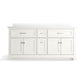 KOHLER K-29264-BD1-0 Charlemont 72" Bathroom Vanity Cabinet With Sinks And Quartz Top In White