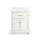 KOHLER K-29260-BD1-0 Charlemont 30" Bathroom Vanity Cabinet With Sink And Quartz Top In White