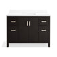 KOHLER K-40640-BD1-BWK Kresla 48" Bathroom Vanity Cabinet With Sink And Quartz Top In Carbon Oak