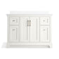 KOHLER K-29262-BD1-0 Charlemont 48" Bathroom Vanity Cabinet With Sink And Quartz Top In White