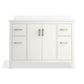 KOHLER K-40640-BD1-0 Kresla 48" Bathroom Vanity Cabinet With Sink And Quartz Top In White