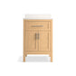 Kohler K-39603-ASB-WEK Hadron 24 In. Bathroom Vanity Cabinet With Sink And Quartz Top In Light Oak