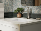 KOHLER K-35018-0 Malin By Studio Mcgee 24" Bathroom Vanity Cabinet With Sink And Quartz Top - White