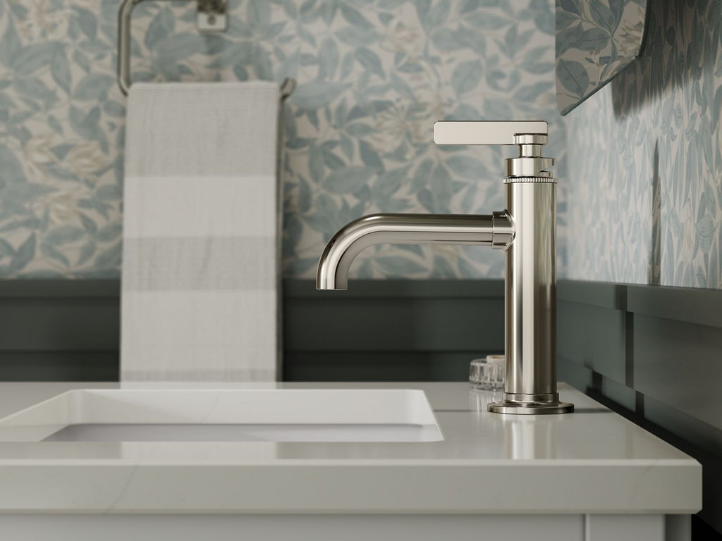 KOHLER K-35018-0 Malin By Studio Mcgee 24" Bathroom Vanity Cabinet With Sink And Quartz Top - White