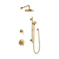 KOHLER K-26914-G-2MB Awaken Showering Kit, 1.75 Gpm In Vibrant Brushed Moderne Brass