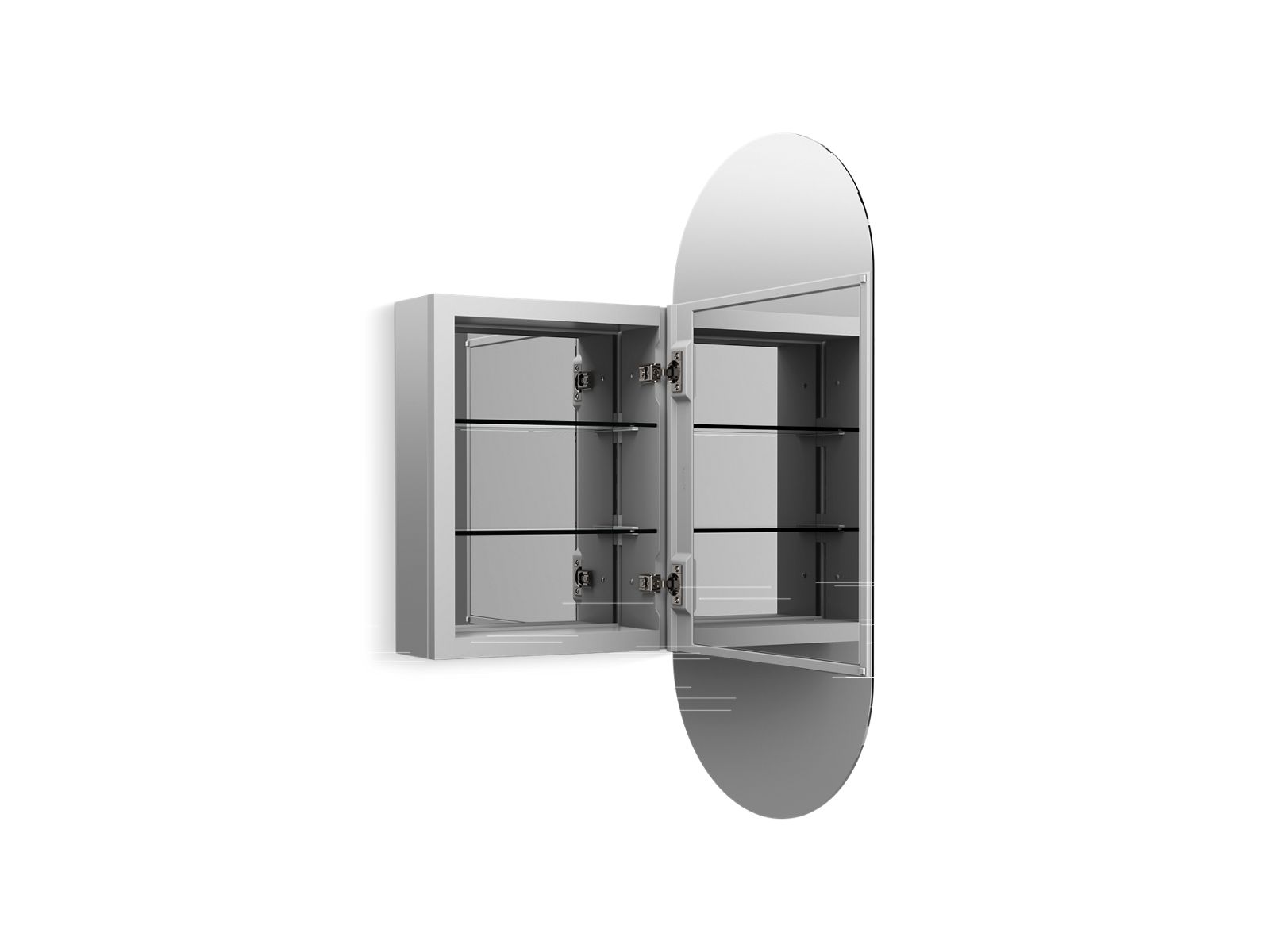 KOHLER K-56152-NA Embark Premium Xl 16" X 36" Capsule Medicine Cabinet