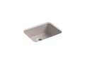 KOHLER K-6585-TRF Iron/Tones 24-1/4" Top-/Undermount Single-Bowl Bar Sink - Truffle