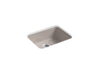 KOHLER K-6585-TRF Iron/Tones 24-1/4" Top-/Undermount Single-Bowl Bar Sink - Truffle