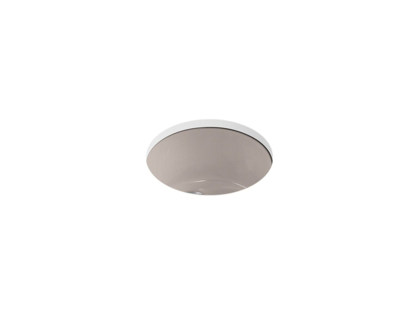 KOHLER K-6565-TRF Porto Fino 18-1/2" Top-/Undermount Single-Bowl Bar Sink In Truffle