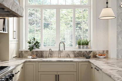 KOHLER K-22974-VS Crue Touchless pull-down kitchen sink faucet with three-function sprayhead - Vibrant Stainless