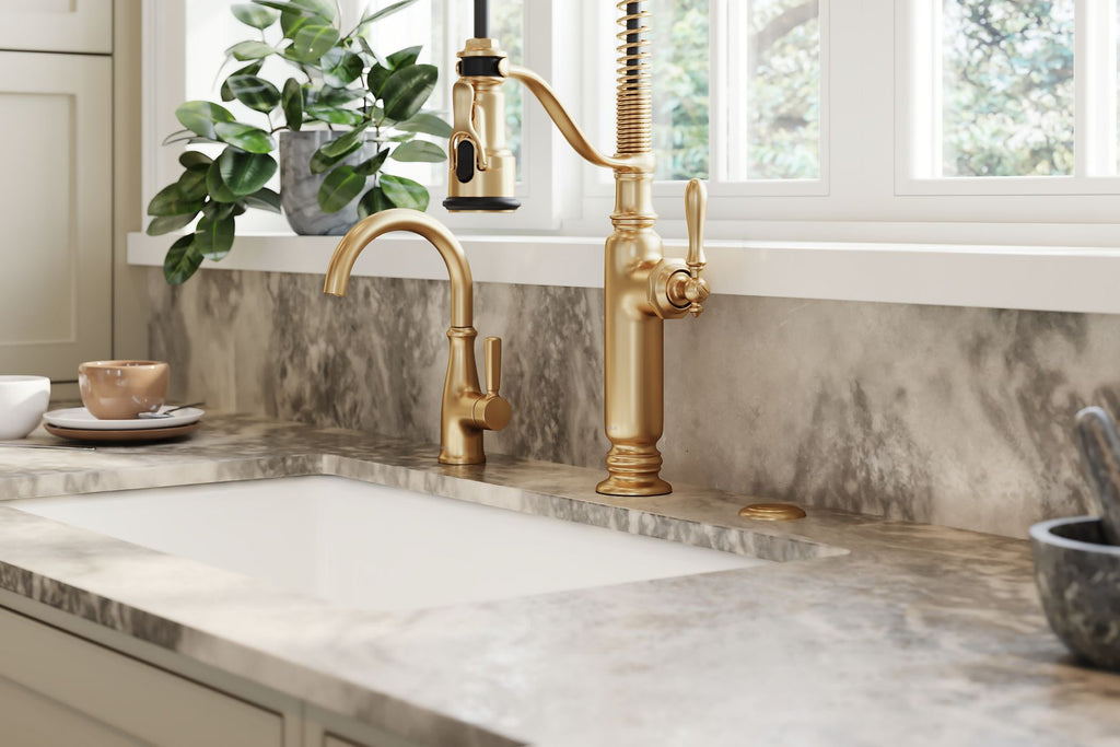 KOHLER K-35723-2MB Garbage Disposal Air Switch Kit - Vibrant Brushed Moderne Brass