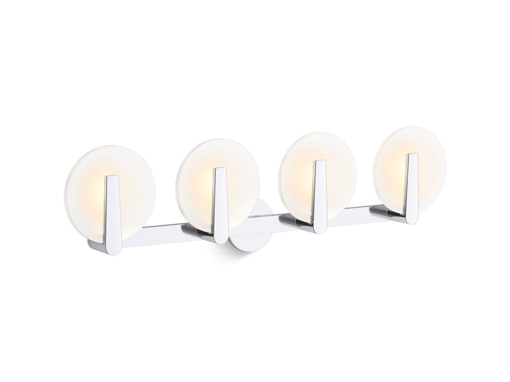 KOHLER K-38399-SC04-BNL Hint Four-Light Sconce - Brushed Nickel