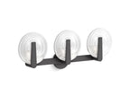 KOHLER K-38398-SC03S-BLL Hint Three-Light Sconce - Matte Black