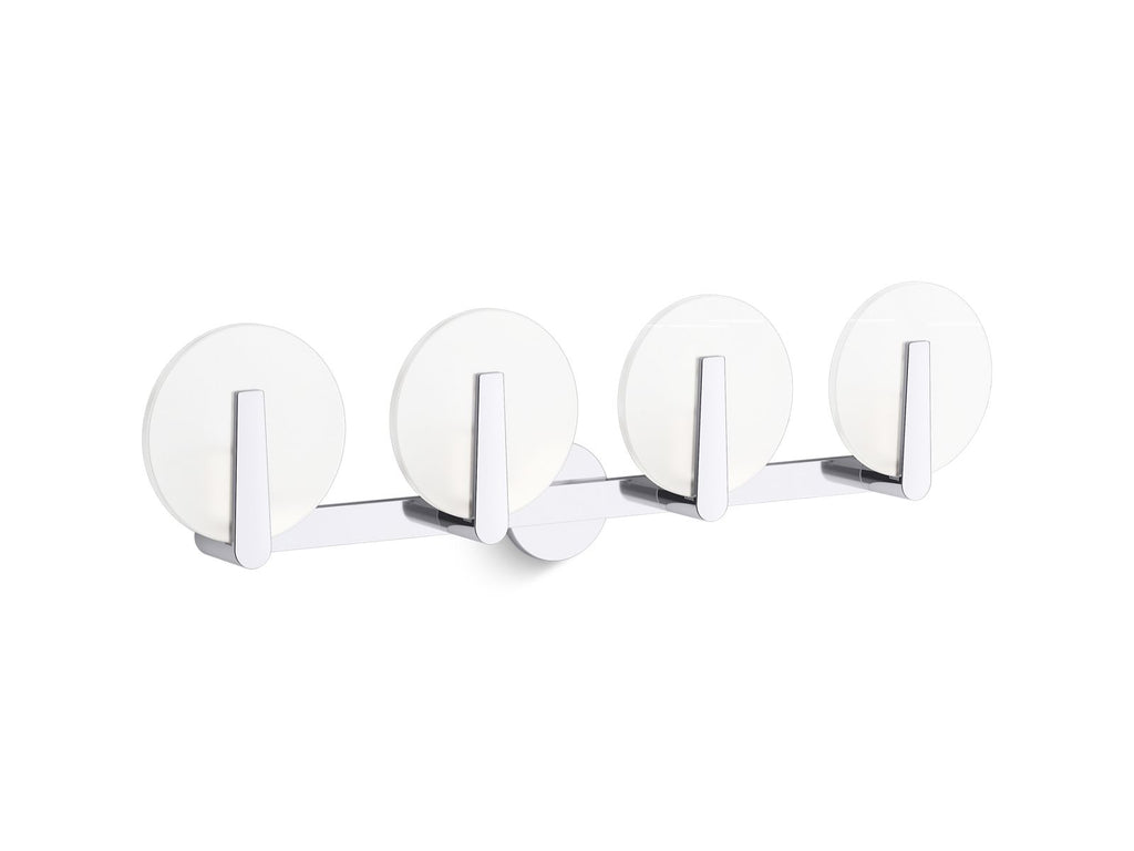 KOHLER K-38399-SC04-CPL Hint Four-Light Sconce - Polished Chrome