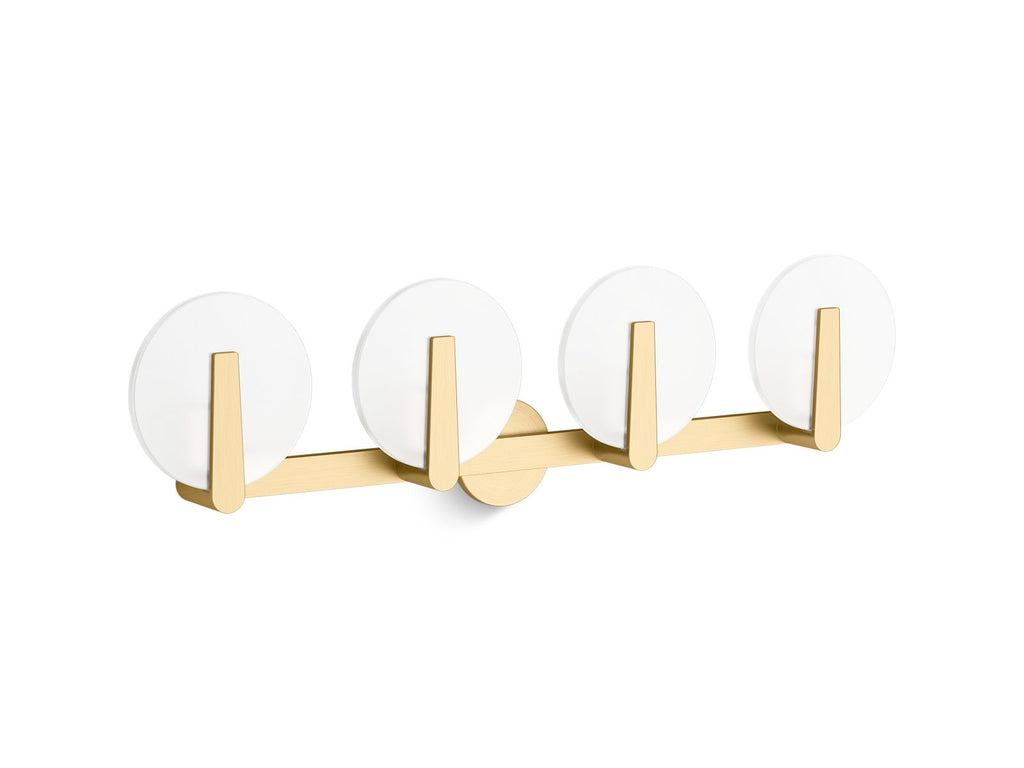 KOHLER K-38399-SC04-2GL Hint Four-Light Sconce - Brushed Moderne Brass