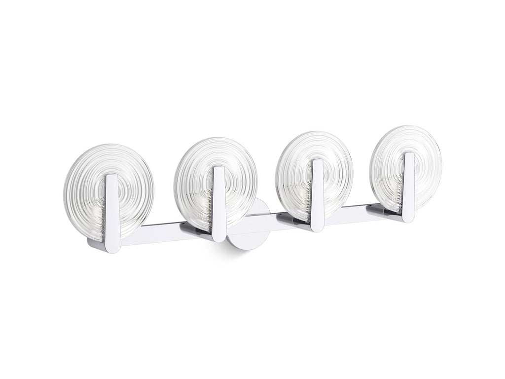 KOHLER K-38399-SC04S-CPL Hint Four-Light Sconce - Polished Chrome