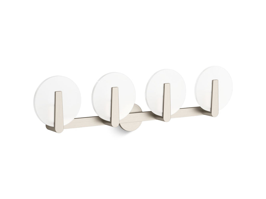 KOHLER K-38399-SC04-BNL Hint Four-Light Sconce - Brushed Nickel