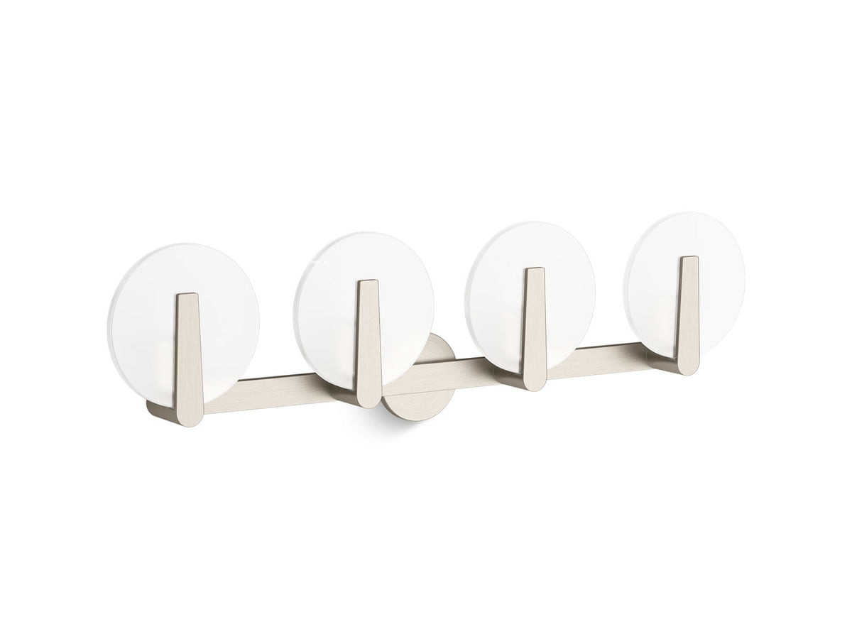 KOHLER K-38399-SC04-BNL Hint Four-Light Sconce - Brushed Nickel