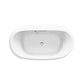 KOHLER K-5716-XHGH-0 Underscore 65-1/2" X 35-3/4" Drop-In Heated Bubblemassage Air Bath With Whirlpool In White