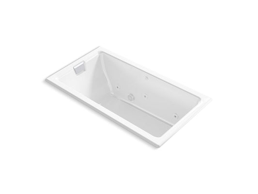 KOHLER K-856-JH-0 Tea-For-Two 66" X 36" Drop-In/Undermount Whirlpool Bath In White