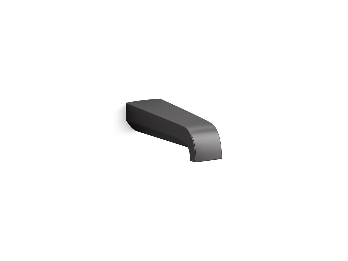 KOHLER K-30105-BL Pitch Wall-Mount Bath Spout In Matte Black