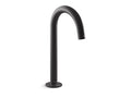 KOHLER K-103MT86-SANA-BL Components Touchless Single-Hole Lavatory Faucet With Kinesis Sensor Technology, Tube Design, 0.5 Gpm - Matte Black