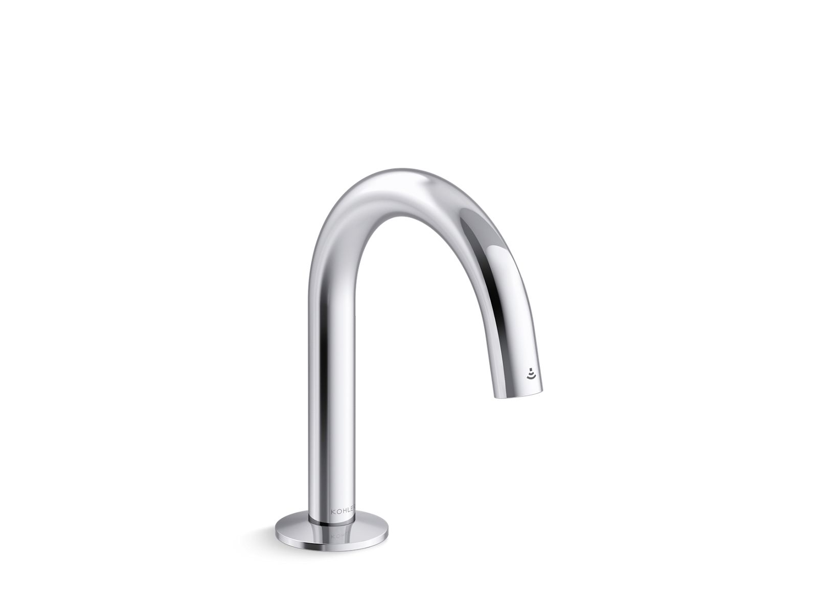 KOHLER K-103MT76-SANA-CP Components Touchless Single-Hole Lavatory Faucet With Kinesis Sensor Technology, Tube Design, 0.5 Gpm - Polished Chrome