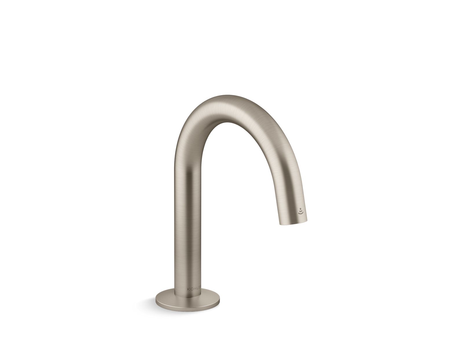 KOHLER K-103MT76-SANA-BN Components Touchless Single-Hole Lavatory Faucet With Kinesis Sensor Technology, Tube Design, 0.5 Gpm - Vibrant Brushed Nickel
