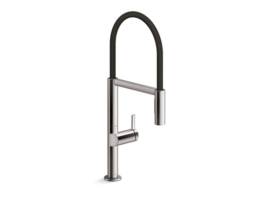 KOHLER K-28267-TT Components Semi-Professional Kitchen Sink Faucet With Two-Function Sprayhead - Vibrant Titanium