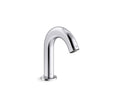 KOHLER K-106BB76-SBNA-CP Oblo Touchless Single-Hole Lavatory Faucet With Kinesis Sensor Technology, Hes-Powered, Less Drain, 0.5 Gpm - Polished Chrome