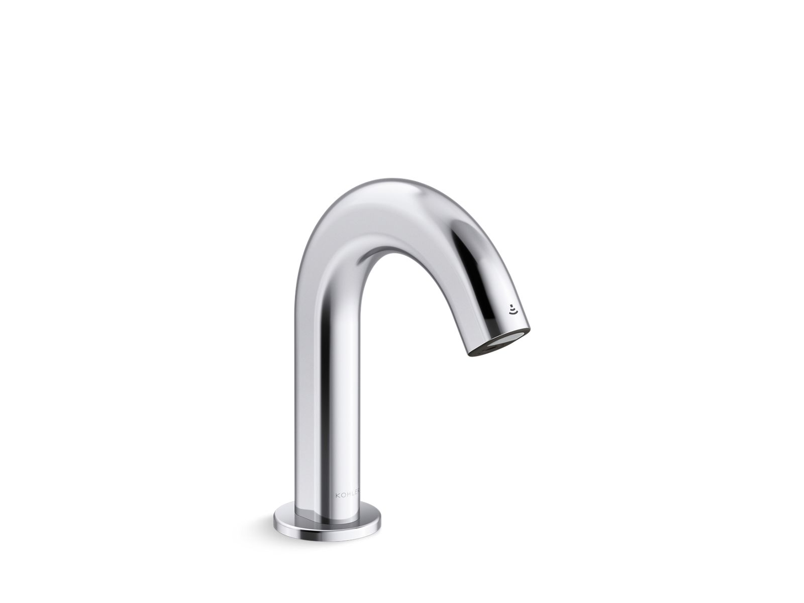KOHLER K-106BB76-SBNA-CP Oblo Touchless Single-Hole Lavatory Faucet With Kinesis Sensor Technology, Hes-Powered, Less Drain, 0.5 Gpm - Polished Chrome