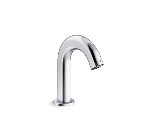 KOHLER K-106BB76-SBNA-CP Oblo Touchless Single-Hole Lavatory Faucet With Kinesis Sensor Technology, Hes-Powered, Less Drain, 0.5 Gpm In Polished Chrome