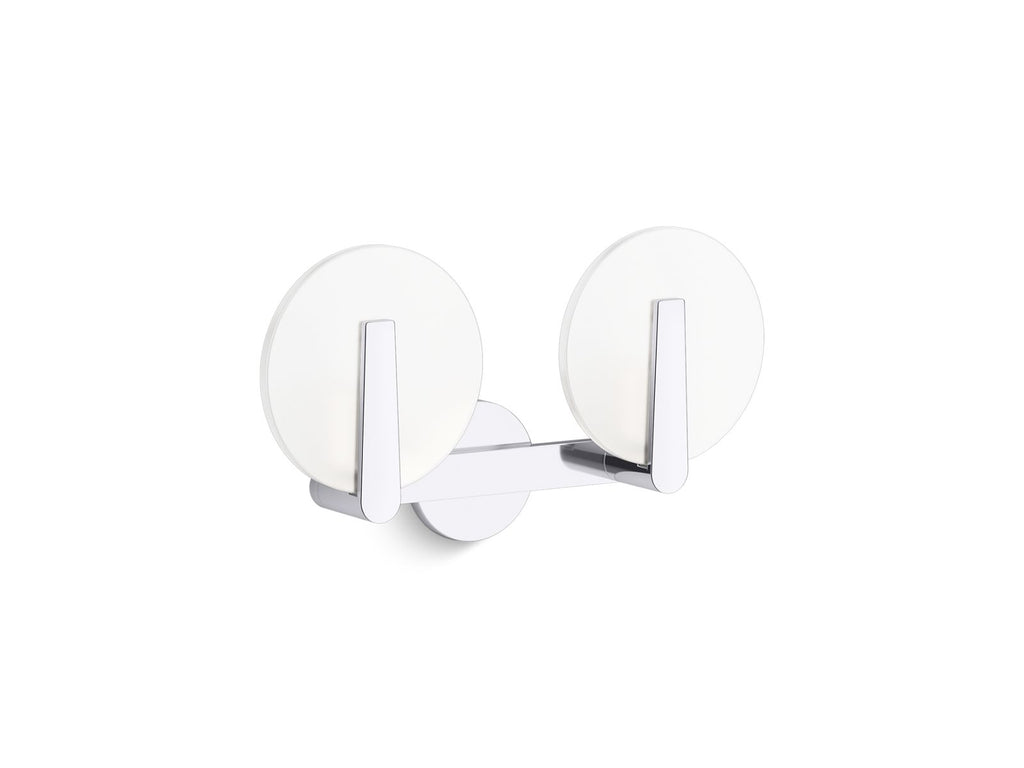 KOHLER K-38397-SC02-CPL Hint Two-Light Sconce - Polished Chrome