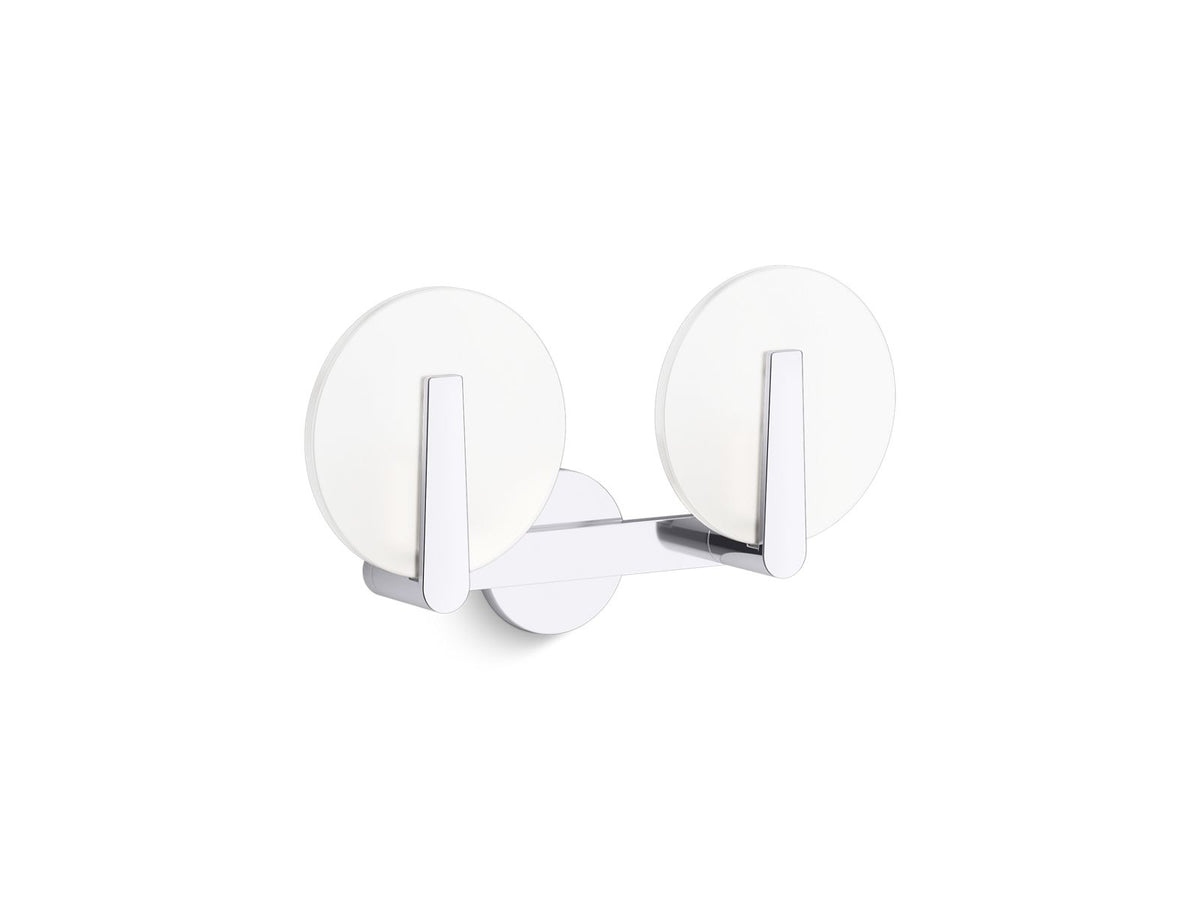 KOHLER K-38397-SC02-CPL Hint Two-Light Sconce - Polished Chrome