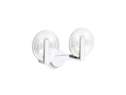 KOHLER K-38397-SC02S-CPL Hint Two-light sconce - Polished Chrome